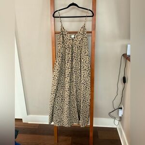 a new day Leopard Print Dress - Tan and Black